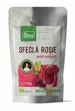 Pulbere eco de sfecla rosie, 125g, OBio