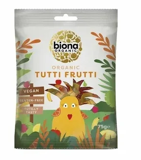 Jeleuri tutti frutti, jeleuri, 75g, Biona