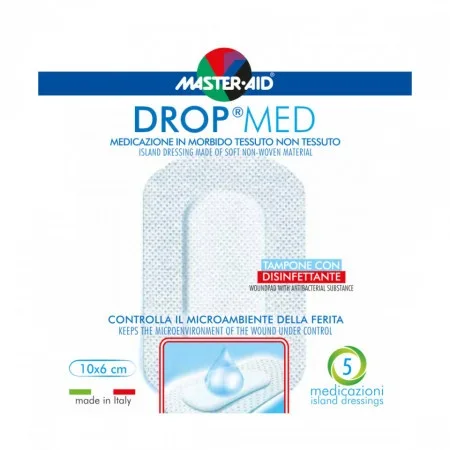 Pansament postoperator Drop Med, 10x6 cm, 50 bucati, Pietrasanta Pharma PIETRASANTA PHARMA S.P.A. — preț și oferte