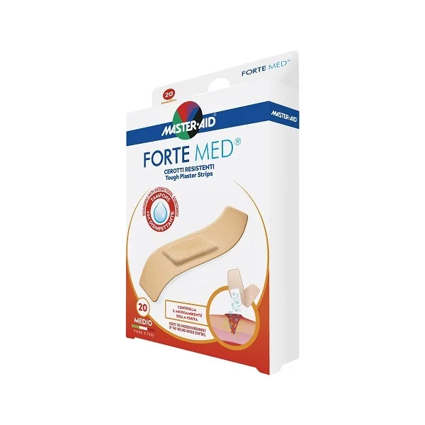 Plasturi ultra rezistenti Forte Med Master-Aid, 78x20 mm, 20 bucati , Pietrasanta Pharma PIETRASANTA PHARMA S.P.A. — preț și oferte