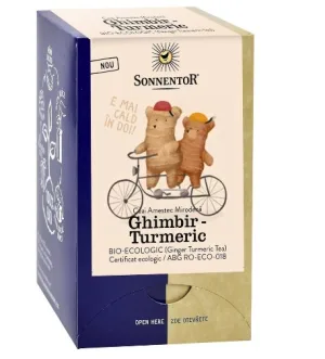 Ceai Ghimbir-turmeric Bio-Eco, 18 plicuri, Sonnentor