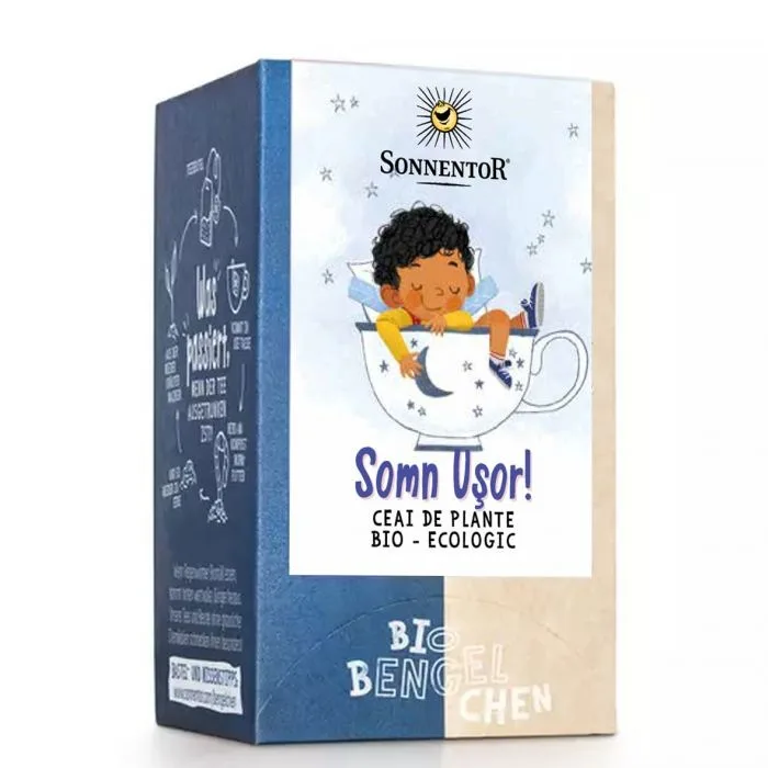 Ceai Ingerasii Strengari Somn Usor, 18 plicuri, Sonnentor — preț și oferte