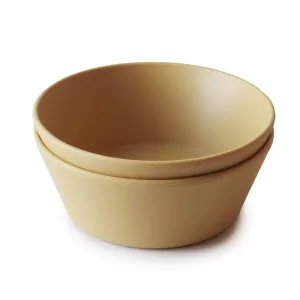 Set boluri silicon mustard, 2 bucati, Mushie