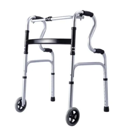 Cadru de mers pliabil, curbat, cu roti, ajustabil pe inaltime, CMZ-8207DLH, Medico MEDICO UNO PHARMACEUTICAL SRL - ROMANIA — preț și oferte
