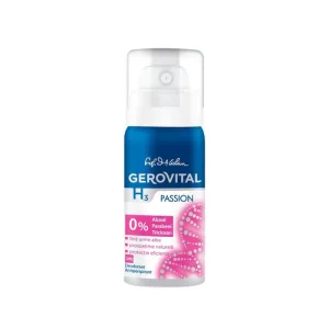 Deodorant antiperspirant spray H3 Passion, 40 ml, Gerovital 3713