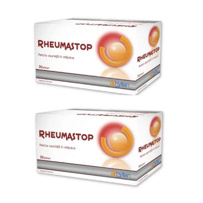 Rheumastop, 30+30 plicuri - 85% reducere la al doilea, Hyllan HYLLAN PHARMA — preț și oferte