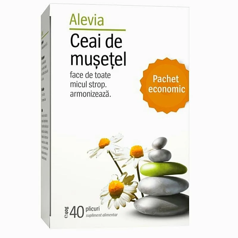 Ceai de musetel, 40 g, Alevia — preț și oferte