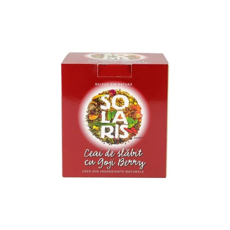 Ceai de slabit cu Goji Berry, 20 plicuri, Solaris — preț și oferte