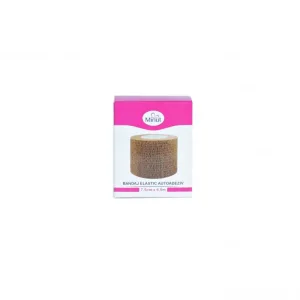 Bandaj elastic autoadeziv neutru 7,5cm x 4,5m, Minut