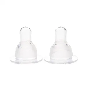 Set 2 tetine silicon super fin 6 luni+, Minut Baby