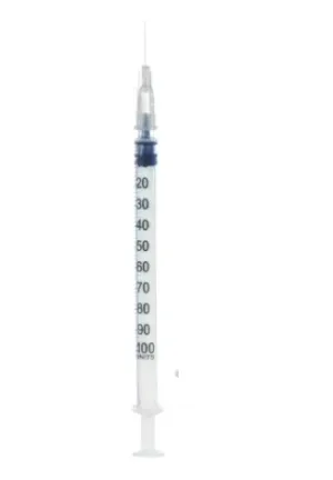 Seringa 1ml insulina ac 27G, 1 bucata, Minut