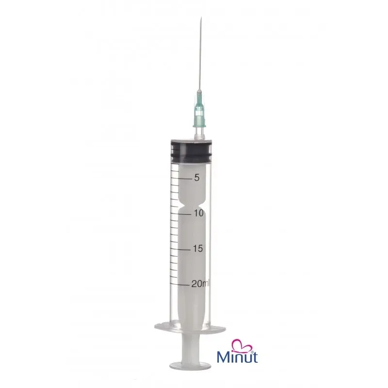 Seringa 20ml cu ac, 1 bucata, Minut — preț și oferte