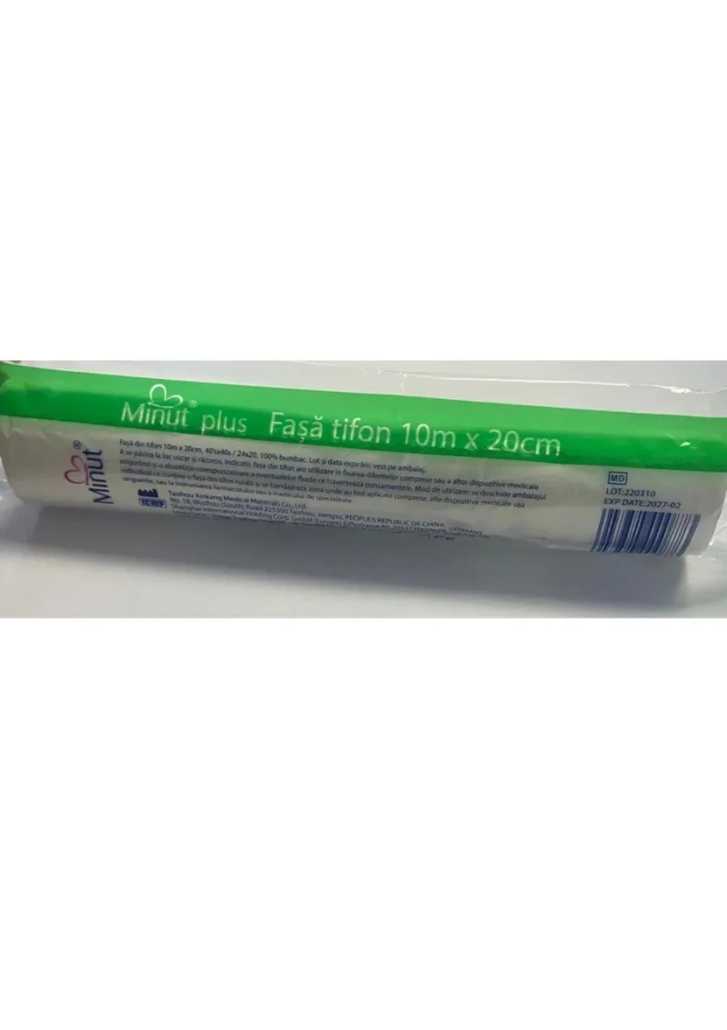 Fasa din tifon 20cm x 10m, 1 bucata, Minut — preț și oferte