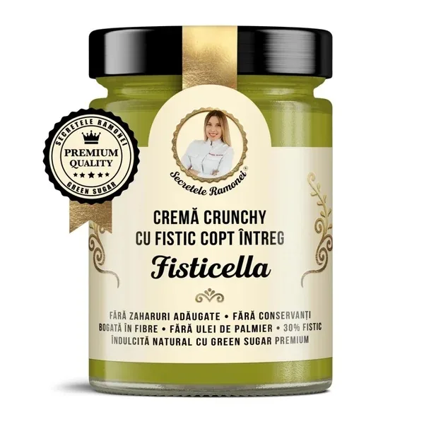 Crema tartinabila cu fistic Fisticella, Secretele Ramonei, 350g, — preț și oferte