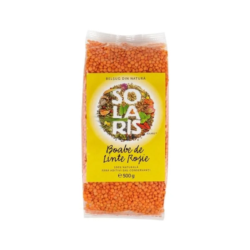 Linte rosie, 500g, Solaris — preț și oferte
