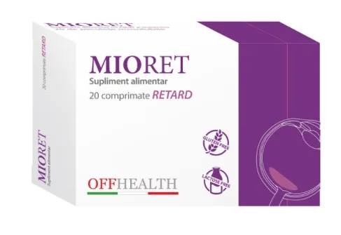 Mioret Retard, 20 comprimate, Off Health OFF ITALIA - OFTALMICA FARMACEUTICA — preț și oferte