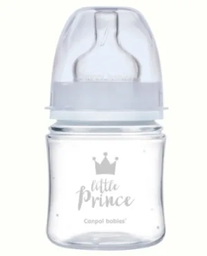 Biberon anticolic PP EasyStart Royal Baby blue gat larg 120ml, 35/233, Canpol