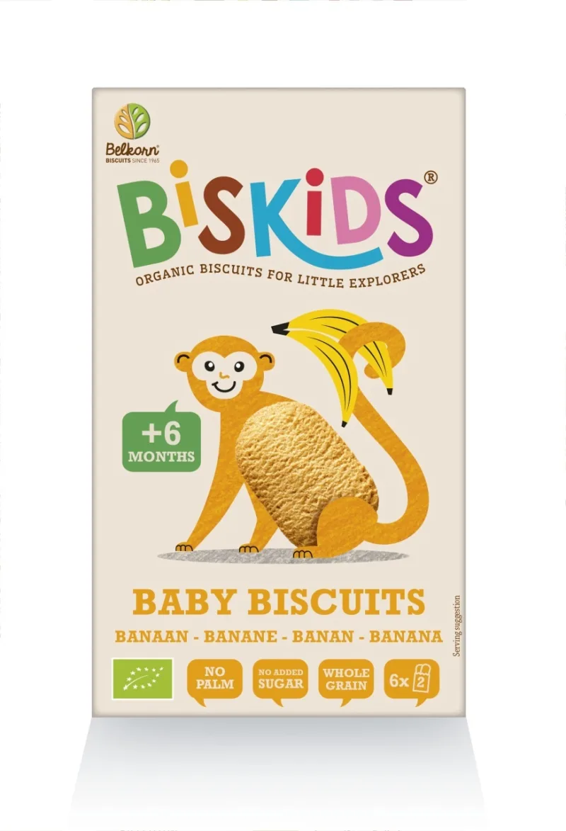 Biskids cu banane ECO, biscuiti, 120g, Belkorn — preț și oferte