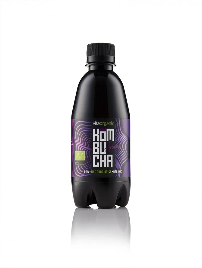 Bautura kombucha cu aronia Bio, 330ml, Vita Organic — preț și oferte