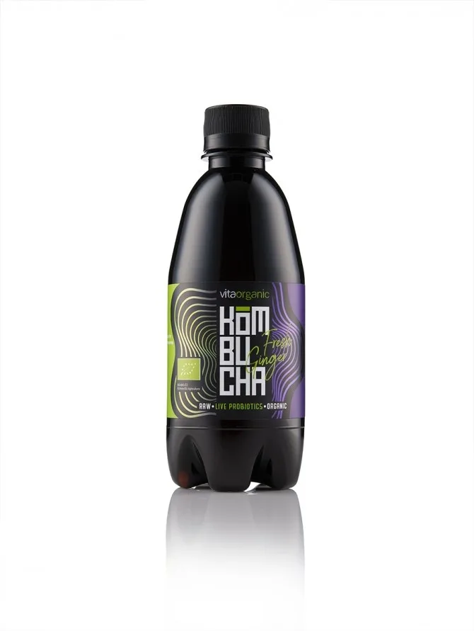 Bautura kombucha cu ghimbir Bio, 330ml, Vita Organic — preț și oferte