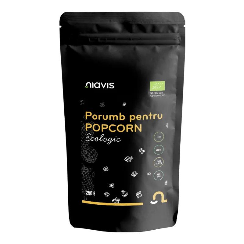 Porumb pentru Popcorn Ecologic, 250g, Niavis — preț și oferte