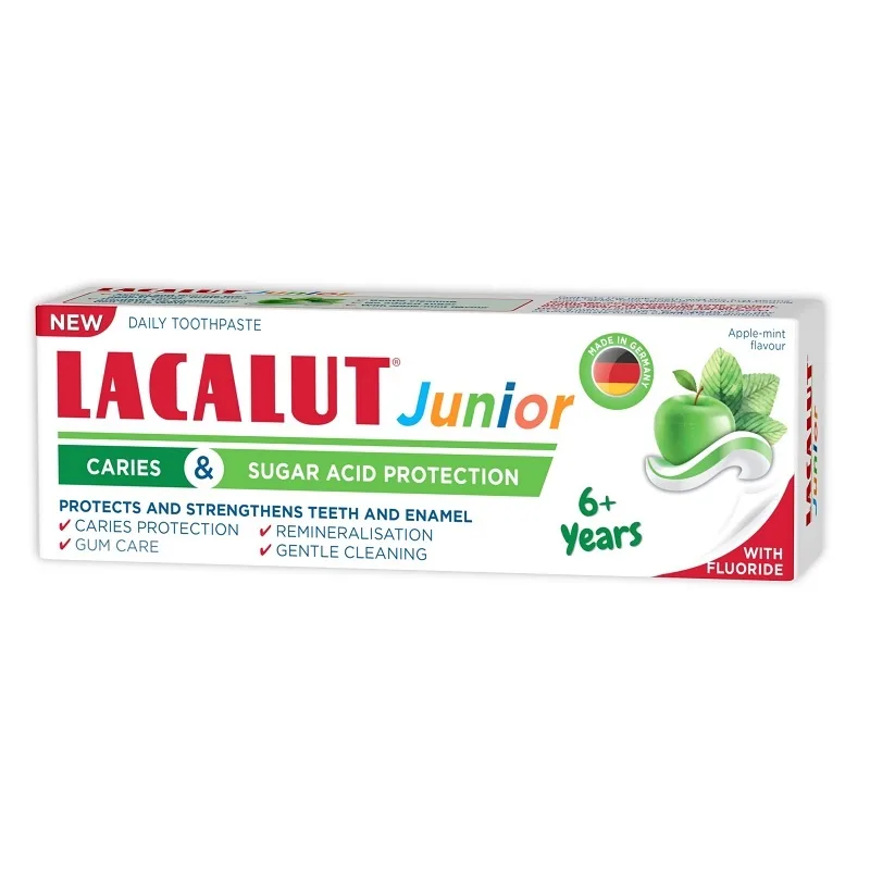 Pasta de dinti Lacalut Junior 6 ani+, 55ml, Theiss Naturwaren Dr. Theiss Naturwaren GmbH — preț și oferte