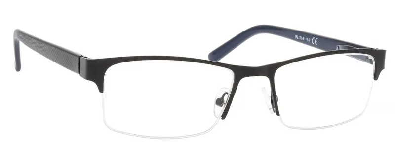 Ochelari de citit RE122B, +3.25, Negru, Brilo — preț și oferte
