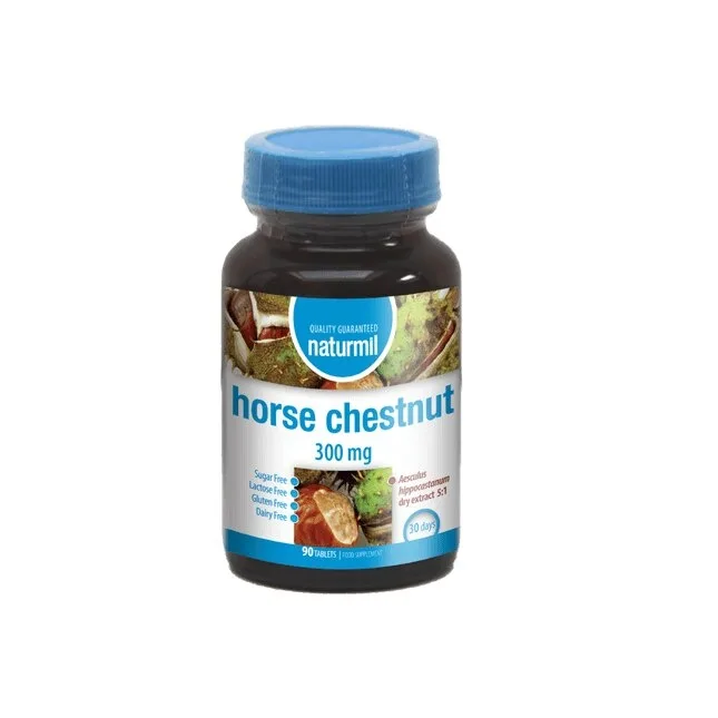 Horse Chestnut 300mg, 90 tablete, Naturmil — preț și oferte
