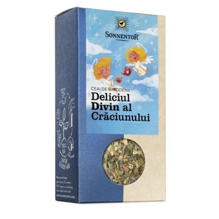Ceai bio de mirodenii Deliciul divin al Craciunului, 18 plicuri, Sonnentor — preț și oferte