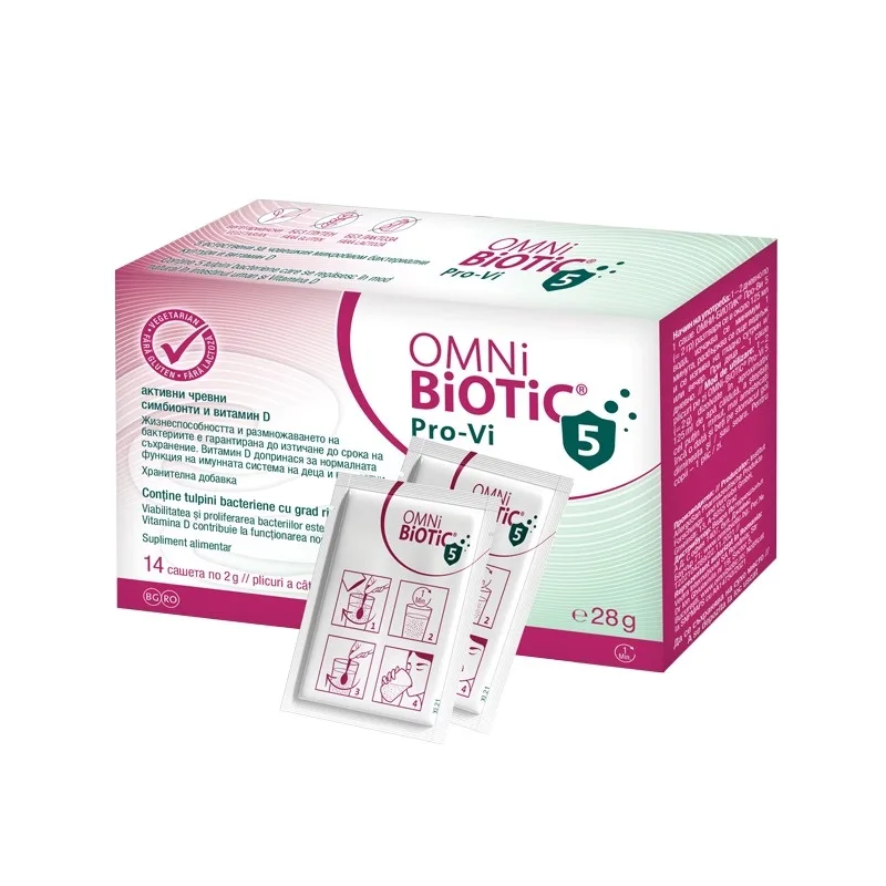 Omni Biotic Pro-Vi 5, 14 plicuri, AllergoSan Institut AllergoSan — preț și oferte