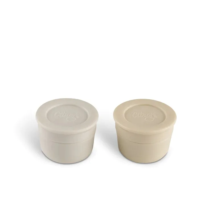 Set mini recipiente de sos Cream & Cool grey, 20ml, 2 bucati, Citron — preț și oferte