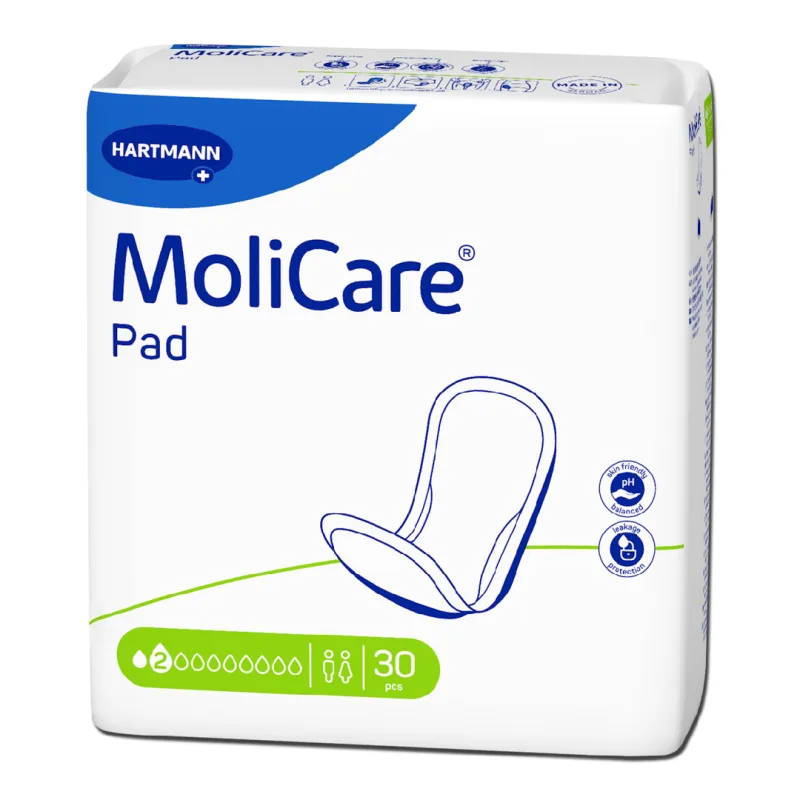 Tampoane MoliCare Pad, 2 picaturi, 30 bucati, HartMann — preț și oferte