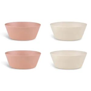 Set de boluri bio Pink/Cream, 4 bucati, Citron