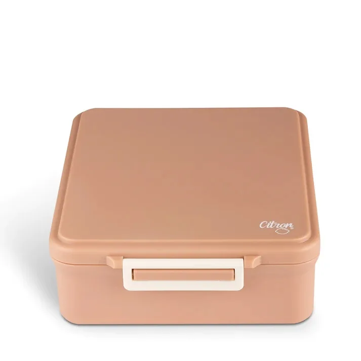 Caserola de pranz 4 compartimente + 1 recipient termo, Blush, Citron — preț și oferte