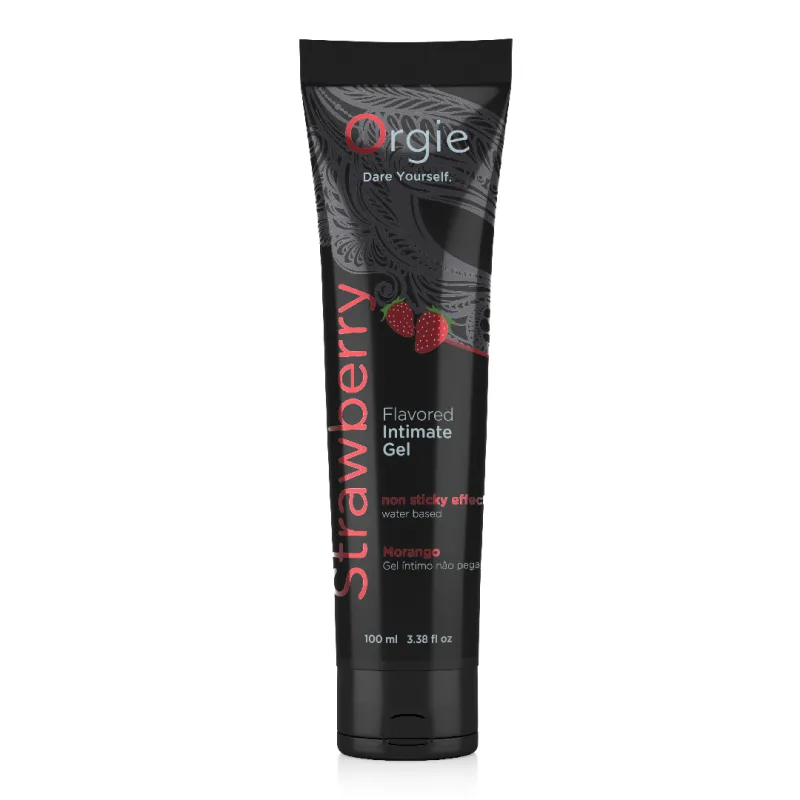 Gel intim Lube Tube Strawberry, 100 ml, Orgie — preț și oferte