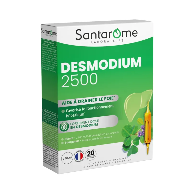 Desmodium 2500, 10ml, 20 fiole, Santarome Santarome Laboratoire Bio — preț și oferte