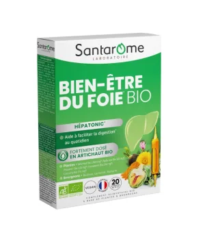Bien-etre du foie-Hepatonic BIO, 20 fiole Santarome