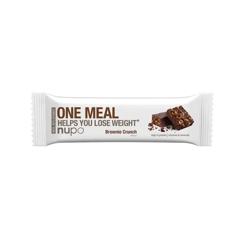Baton One Meal Brownie crunch, 60g, Nupo — preț și oferte