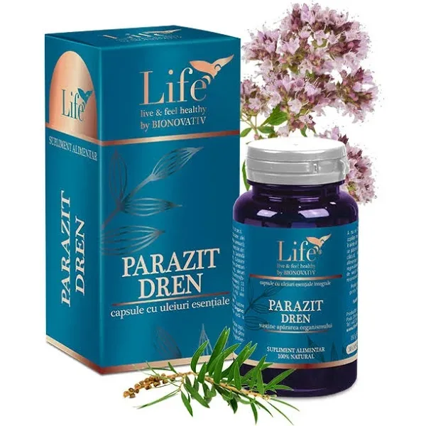 Parazit Dren Capsule cu Uleiuri Esentiale 30 capsule Bionovativ Life — preț și oferte