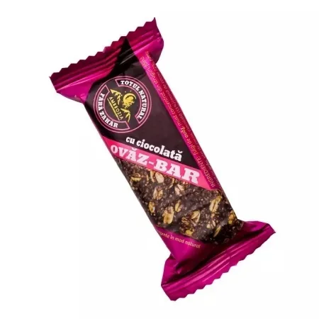 Baton Ovăz Merișor Ciocolată, 60g, Ambrozia HIPER AMBROZIA SRL — preț și oferte