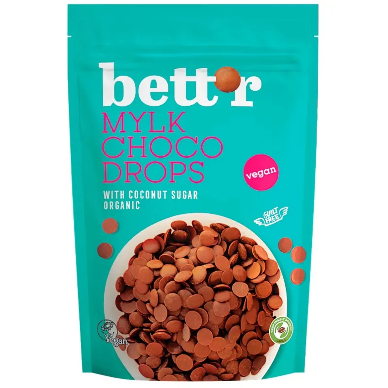 Mylk choco drops eco, 200g, Bettr — preț și oferte