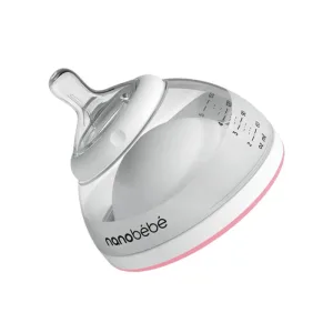 Biberon lapte matern 150ml, 0l+, roz, Nanobebe