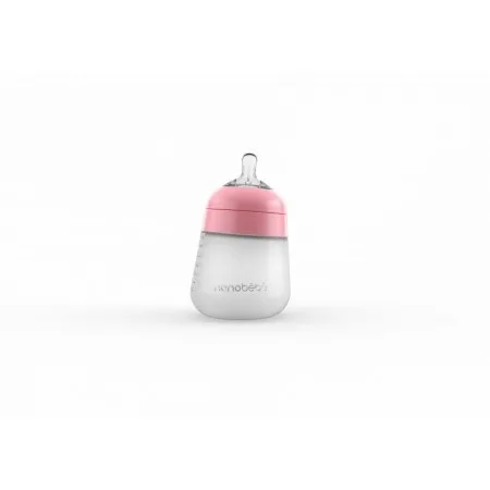 Biberon 0l+, 270ml, Roz, 1 bucata, Nanobebe — preț și oferte