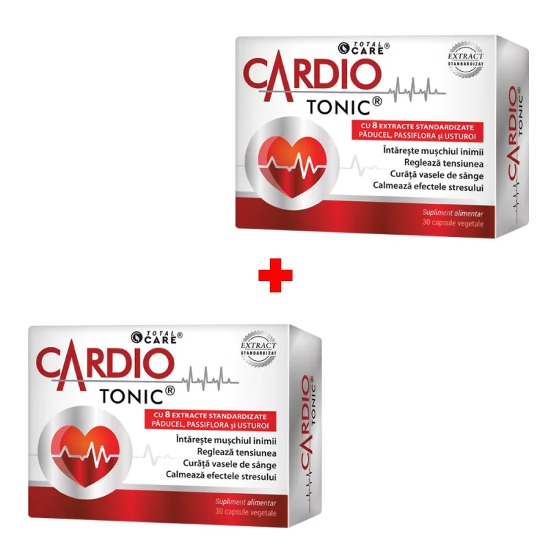 Pachet CardioTonic, 30 + 30 capsule, Cosmopharm — preț și oferte