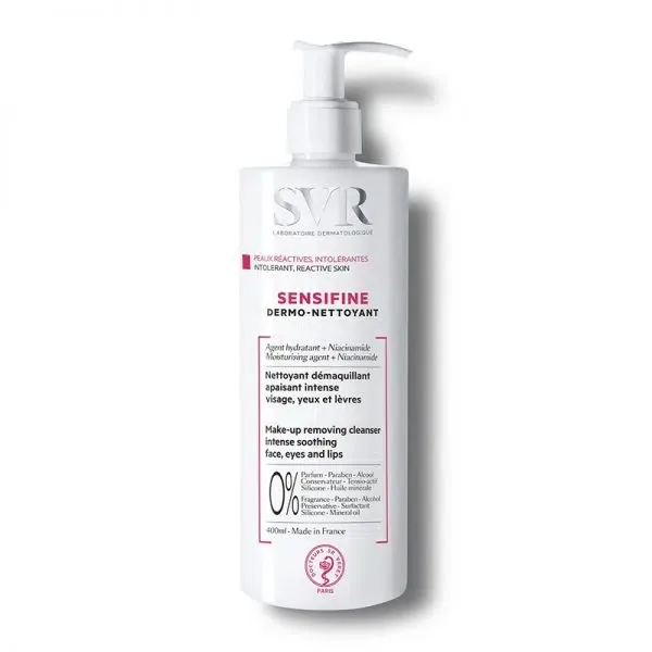 Lapte demachiant pentru fata, ochi si buze Sensifine, 400 ml, SVR SVR LABORATORIES — preț și oferte