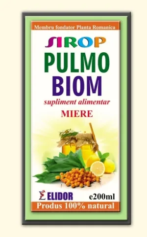 Sirop Pulmobiom Miere, 200ml, Elidor