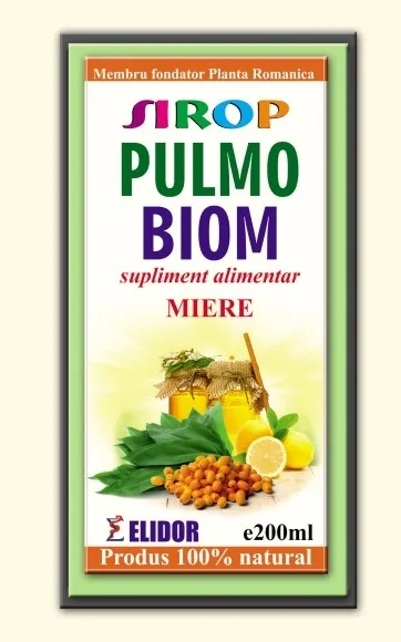 Sirop Pulmobiom Miere, 200ml, Elidor — preț și oferte