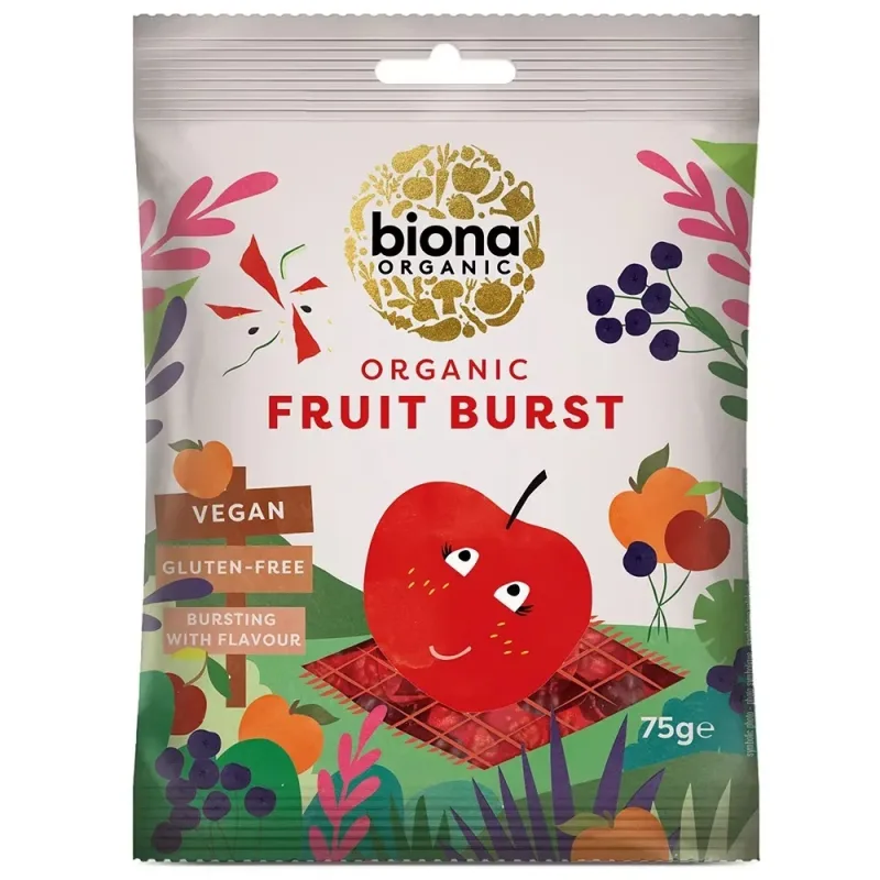 Fruit burst, jeleuri, 75g, Biona — preț și oferte