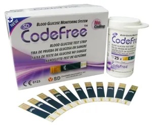 Teste de glicemie, 50 bucati, CodeFree