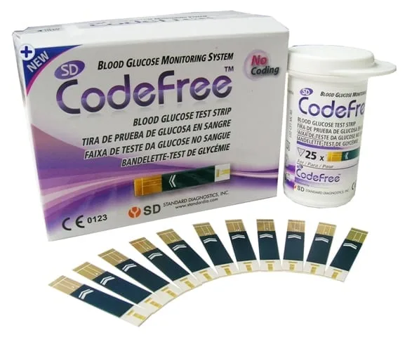 Teste de glicemie, 50 bucati, CodeFree — preț și oferte